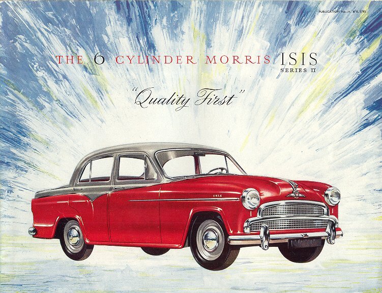 MORRIS bilbrochure, auto katalog, auto prospekt, automobile literature